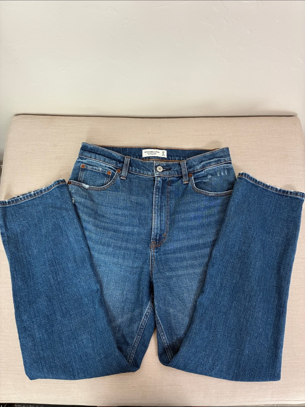 Abercrombie & Fitch Women's Blue Denim Jeans